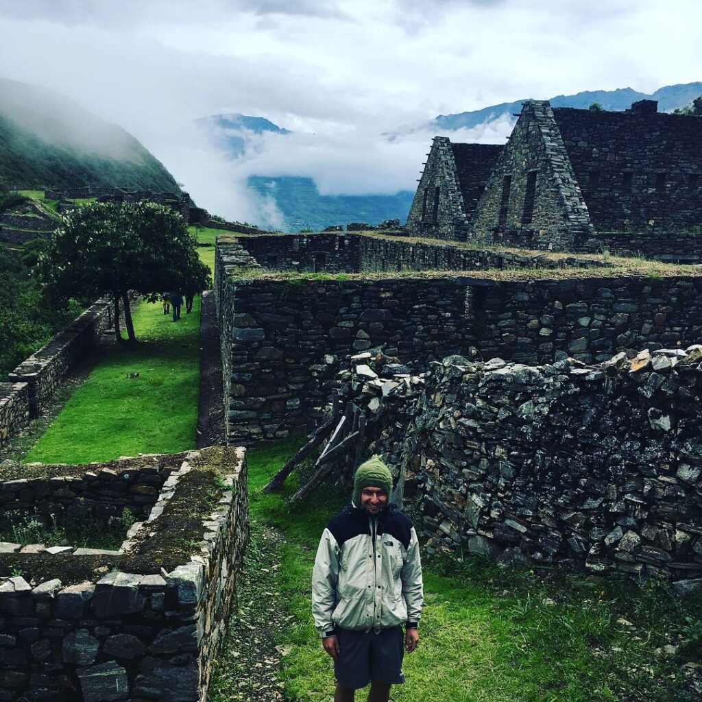 Alfredo en choquequirao